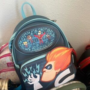 Loungefly Incredibles Kids Backpack - Blue and Black